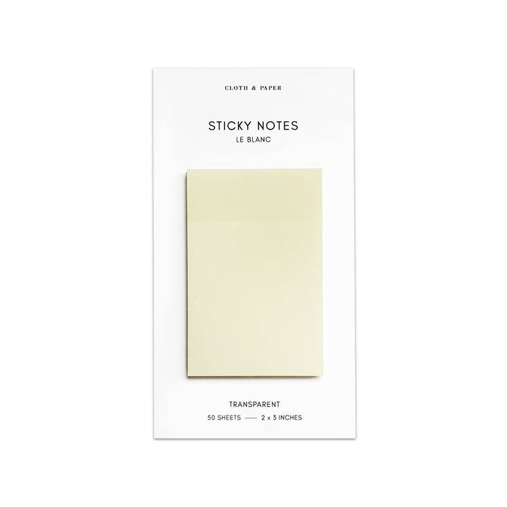 Transparent Rectangular Sticky Notes
