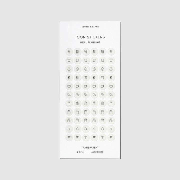 Healthy Planning Sticker Set