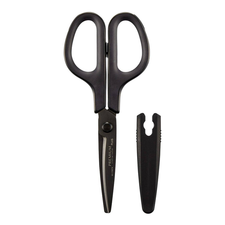 Titanium Curved Blade Scissors with Blade Case