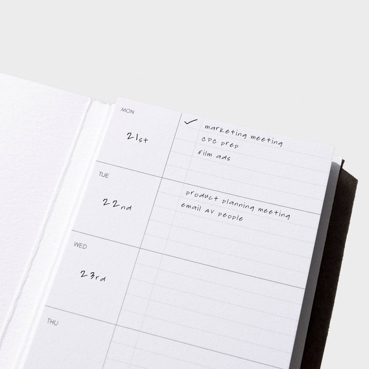 Long Weekly Sidebar Sticky Note