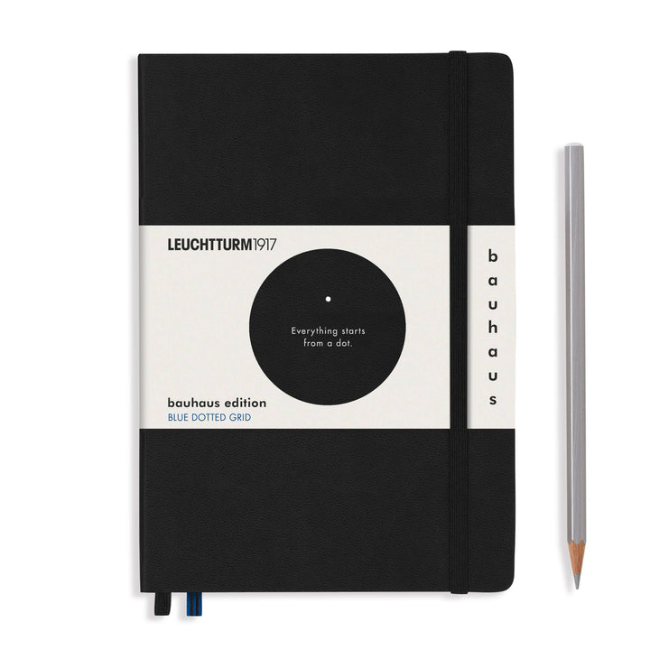 A5 Standard Hardcover Medium Notebook, Bauhaus Edition, Black