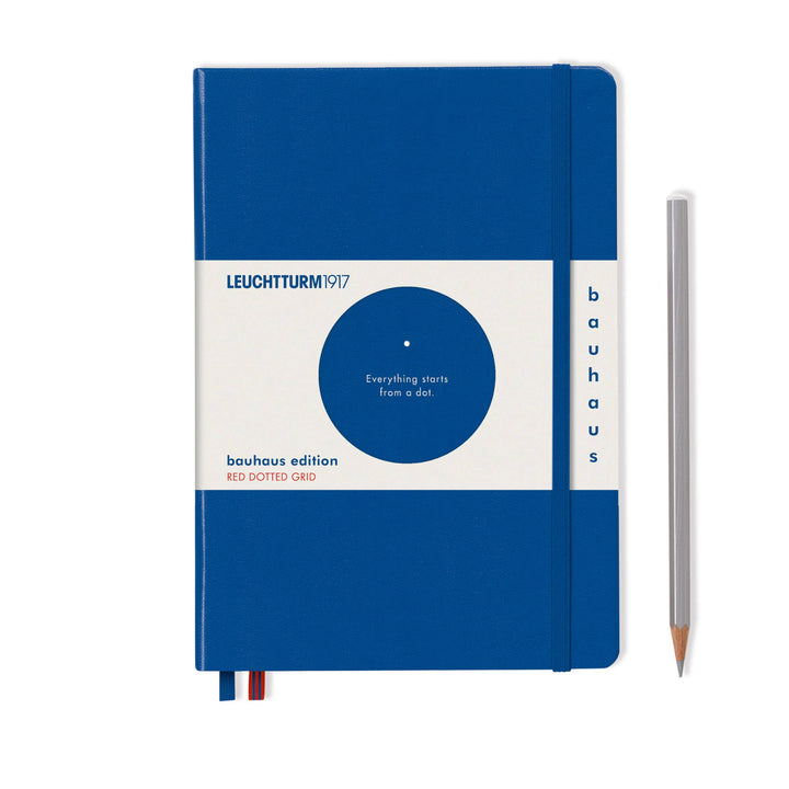 A5 Standard Hardcover Medium Notebook, Bauhaus Edition, Royal Blue