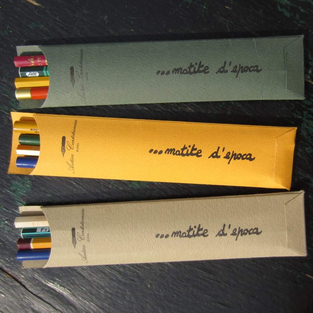 Antica Cartotecnica Vintage Pencils, Set of 4