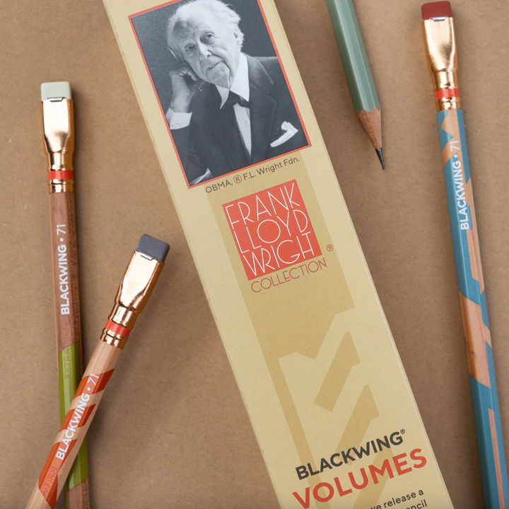 Blackwing 71, Set of 12 Pencils and Gift Box – Inspired by Frank Lloyd Wright