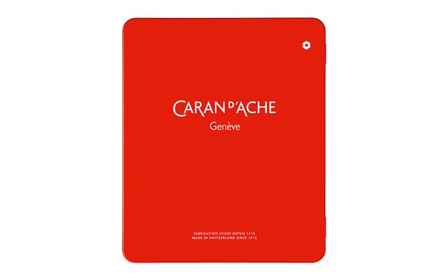 Caran d'Ache Fibralo Brushes, Set of 15, Box Detail