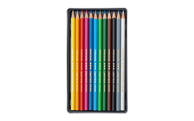 Caran d'Ache Swisscolor Permanent Pencils, Set of 12