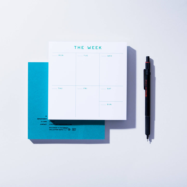 Case Study Weekly Planner Notepad - Organize Tasks & Goals