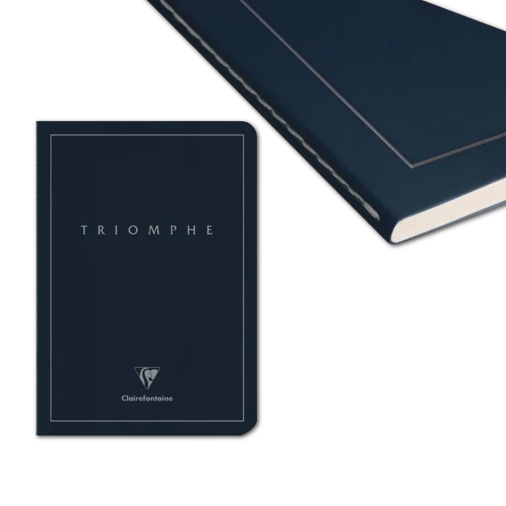 Clairefontaine Triomphe Notebooks, Blue Cover Ivory Paper
