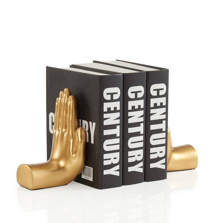 Danya B. Strong Hands Bookends, Set of 2, Gold