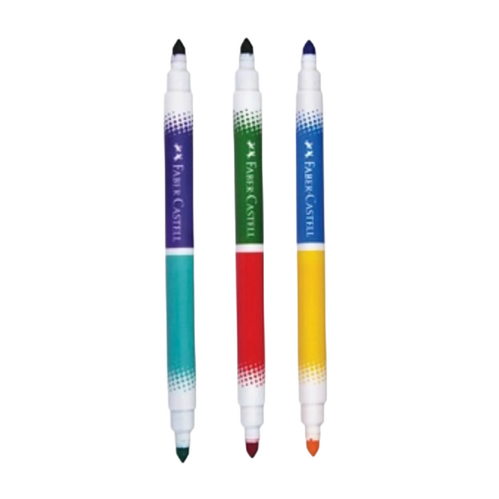 Faber-Castell Duotip Washable Markers For Kids, Set of 12, Detail 2