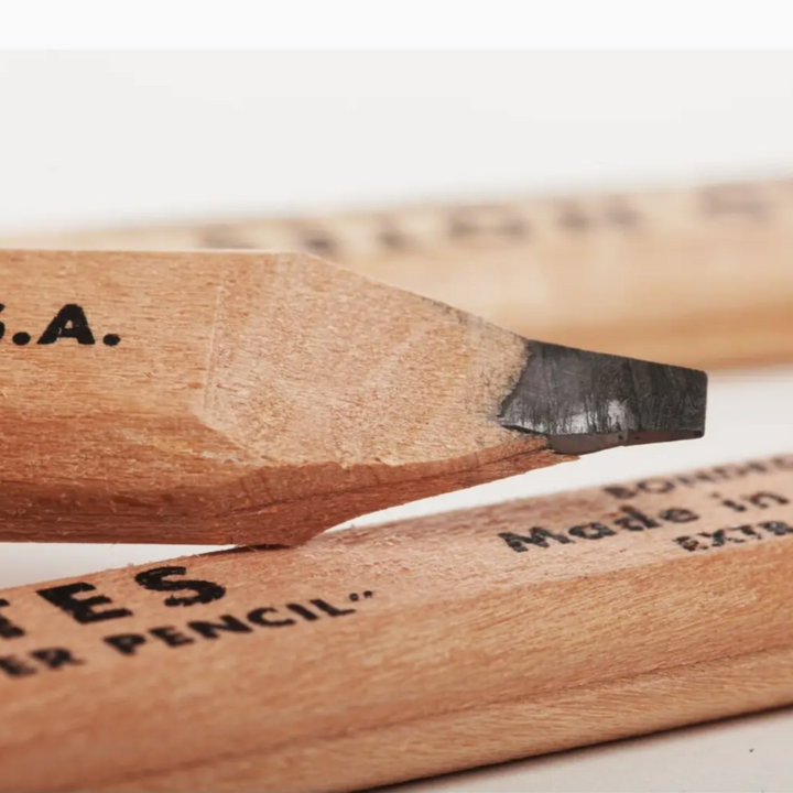 Field Notes Extra Strong Carpenter Pencils, 3 Pack, Detail