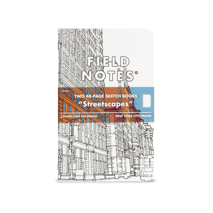 Field Notes Streetscapes Sketch Books 2-Pack, New York & Miami