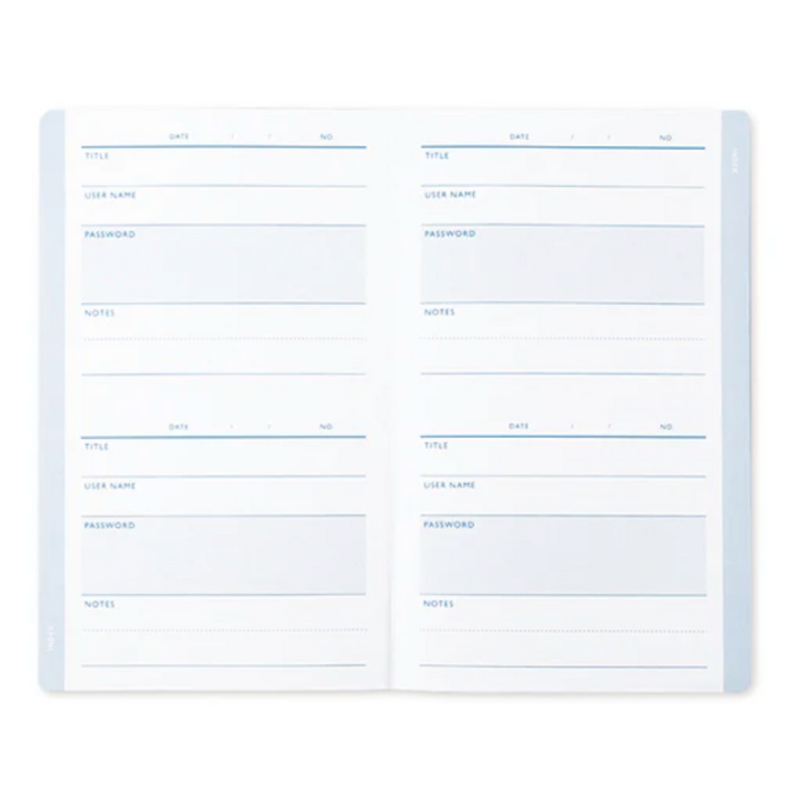 Hightide Password Book, Page Detail