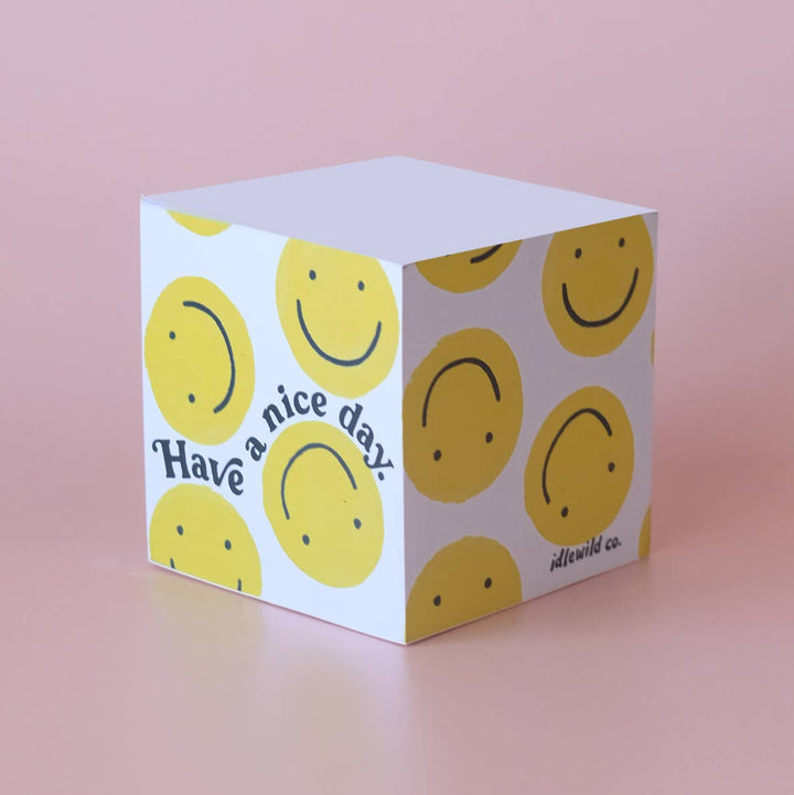 Idlewild Co. Have A Nice Day Sticky Note Cube