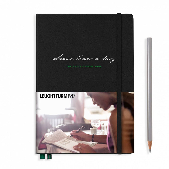 LEUCHTTURM1917 Some Lines A Day, The 5 Year Memory Book, Black