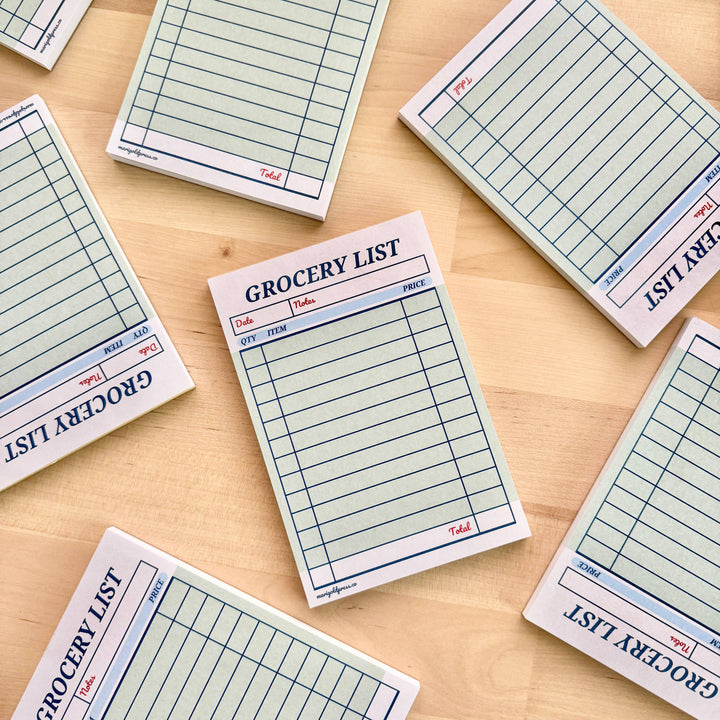 Marigold Press Guest Check Notepad Grocery List 2