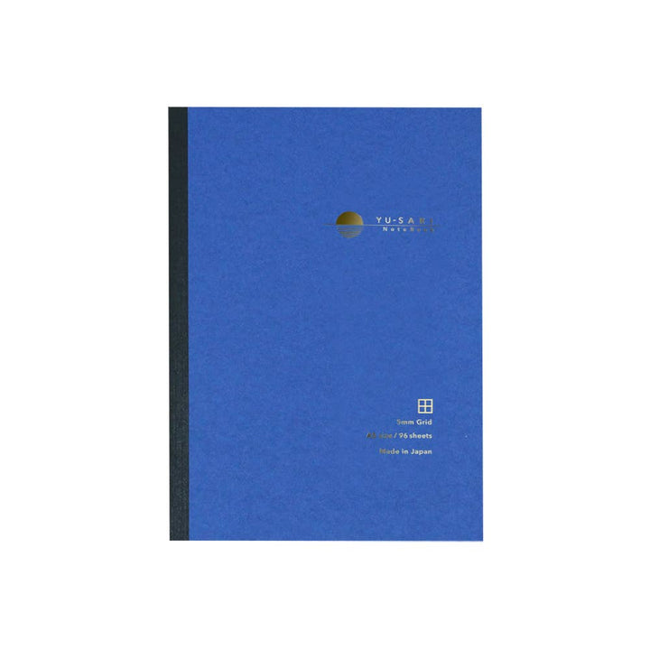 NAKABAYASHI Stationery Yu-Sari Notebook for Fountain Pens, Blue, Grid