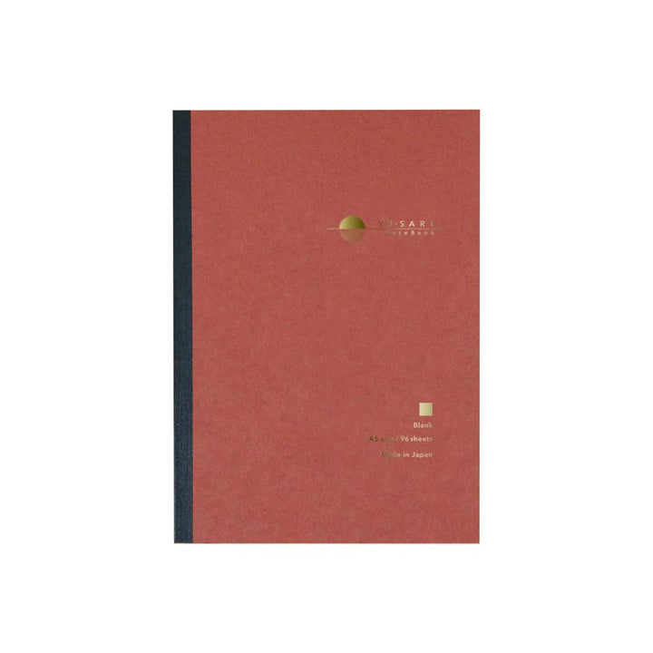 NAKABAYASHI Stationery Yu-Sari Notebook for Fountain Pens, Orange, Plain