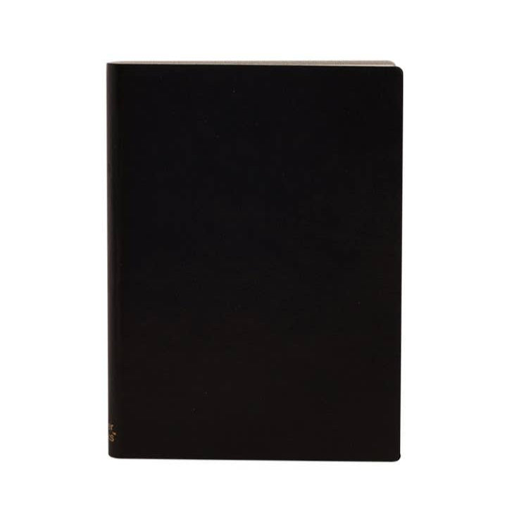 Paperthinks Recycled Leather Notebook, Black