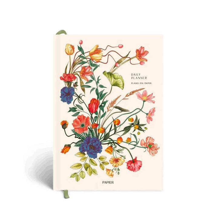 Papier 16-Week Undated Daily Planner, Wild Arrangement Cover
