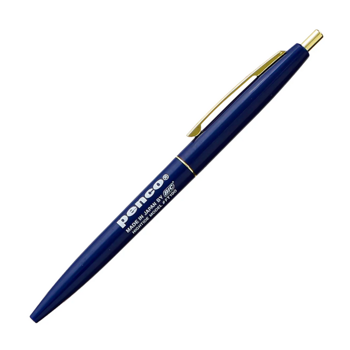 Penco Knock Ballpoint Pen, Blue