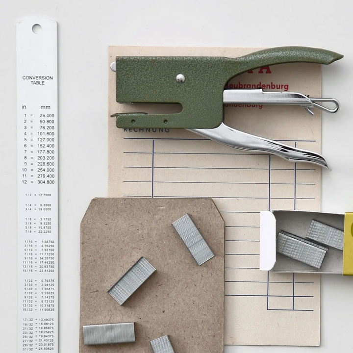 Penco Steel Stapler for No.10 Staples – Made in Japan, Compact Design