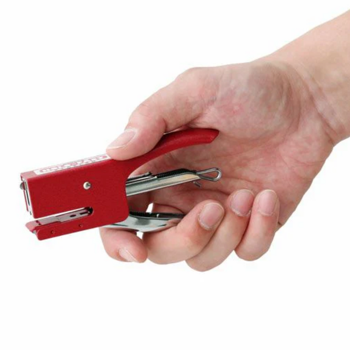 Penco Steel Stapler, Red, Detail