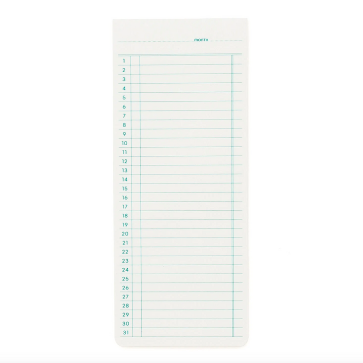 Penco Sticky Memo Pad, Monthly