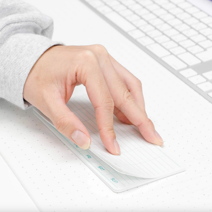 Penco Sticky Memo Pad, Weekly, Detail