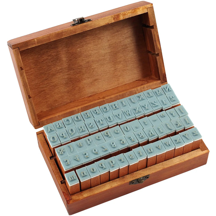 Peter Pauper Press Letterpress Stamp Set, Rubber Stamp Detail