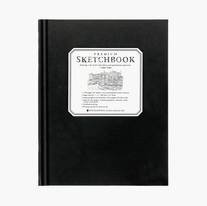 Peter Pauper Press Premium Sketchbooks, Large, 8.5'' x 11''