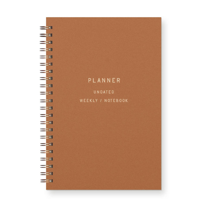 Ruff House Print Shop Undated Weekly Planner Journal, Cover