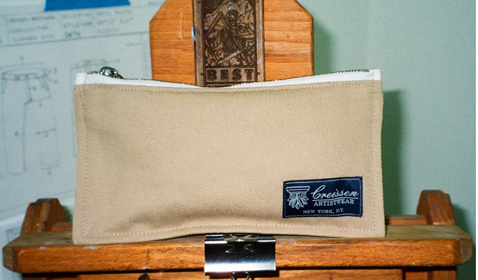 Cotton Art Supply Bag