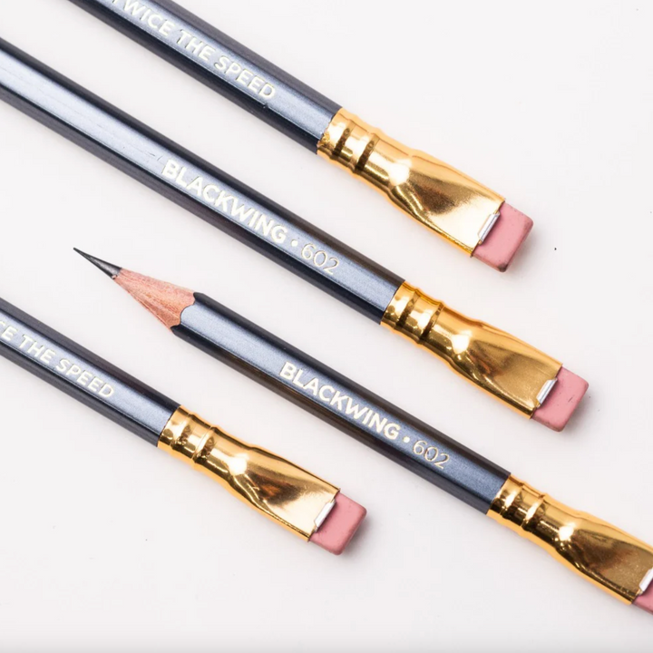 Short Blackwing 602, Set of 12 Pencils and Gift Box, Detail