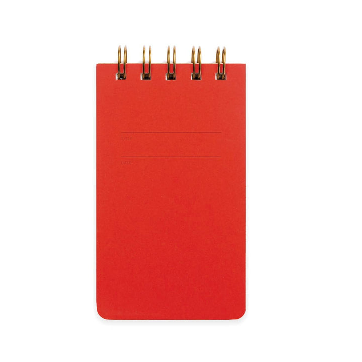 Shorthand Press Reporter Notebook, Warm Red