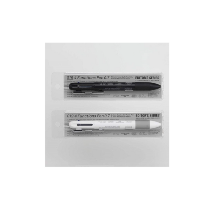 Stalogy 4 Functions Pen – White & Black