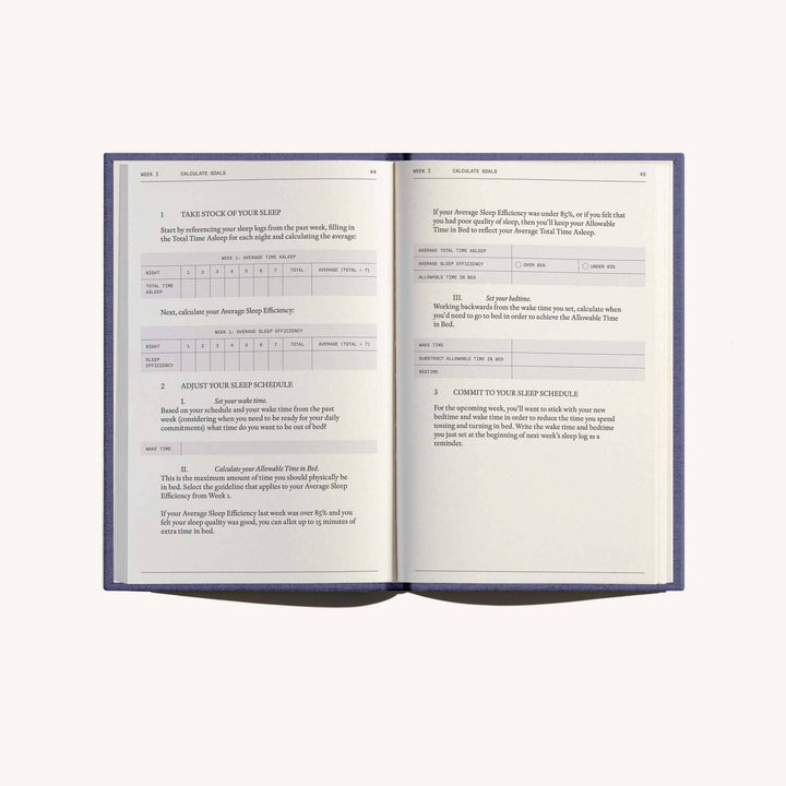 Therapy Notebooks: The Anti-Insomnia Notebook, Detail