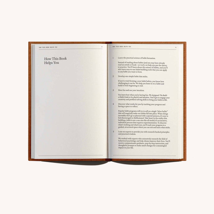 Therapy Notebooks: The Build-a-Habit Guide, Detail