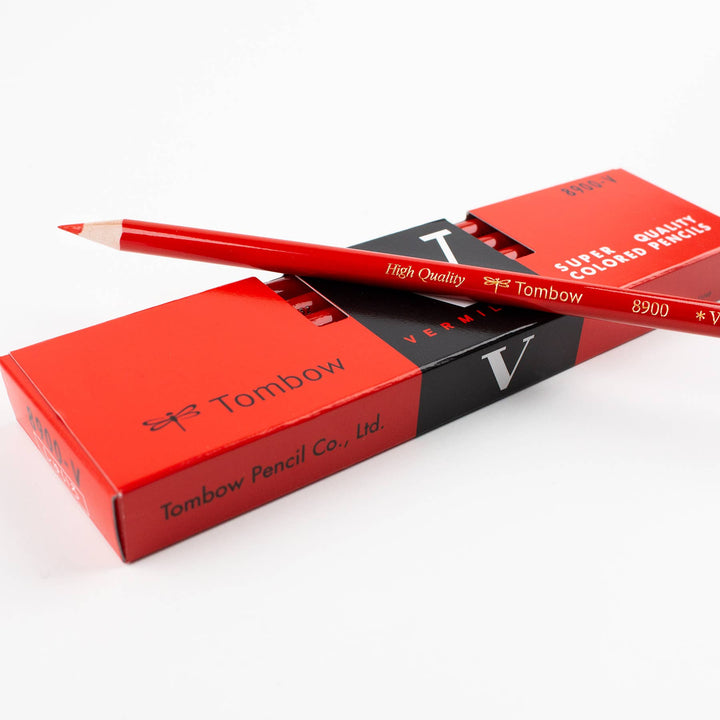 Tombow 8900-V Red Colored Pencils, Set of 12
