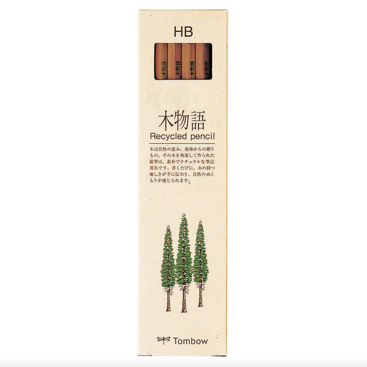 Tombow HB Recycled Pencils, 12-Pack - Eco-Friendly, Smooth Writing
