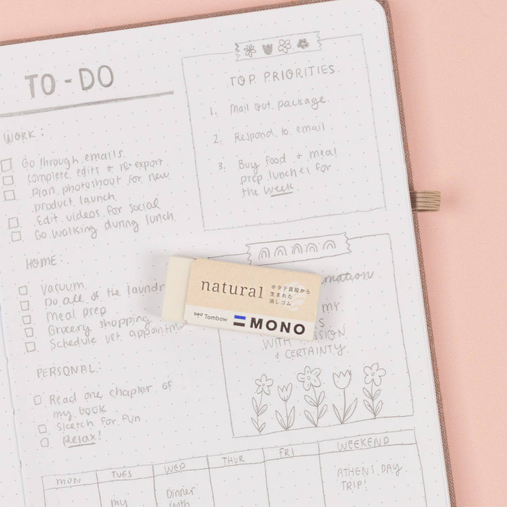 Tombow MONO Eco-Friendly Natural Eraser, Detail 4