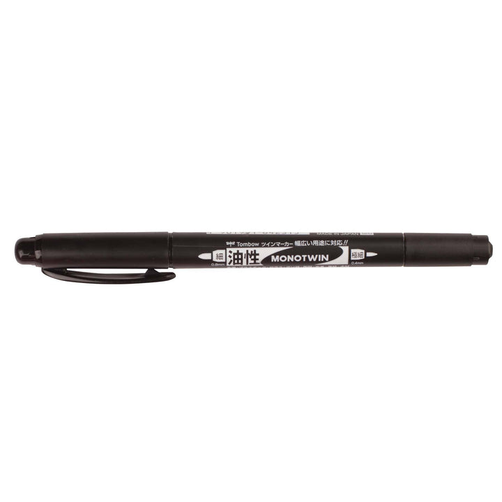 Tombow MONO Twin Permanent Marker, Black