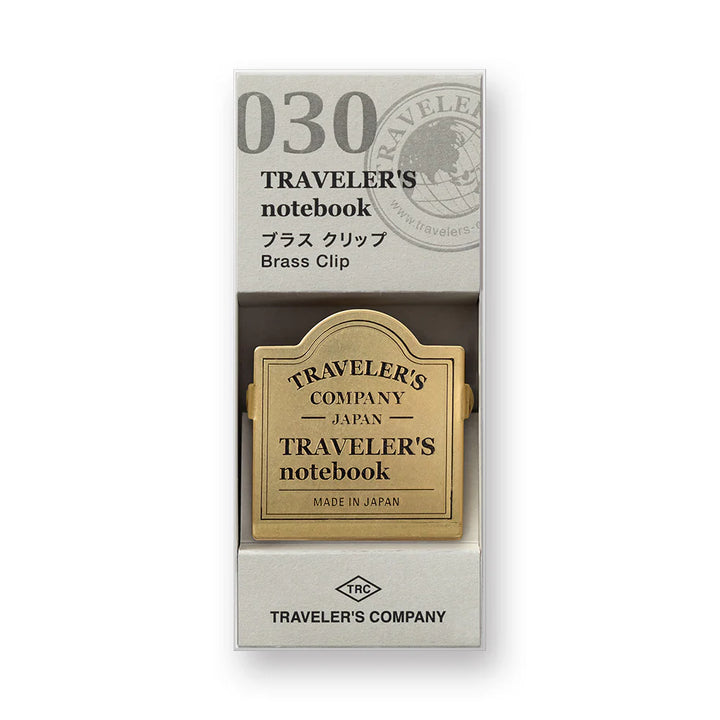 Traveler's Company 030 Brass Clip for Traveler's Notebook