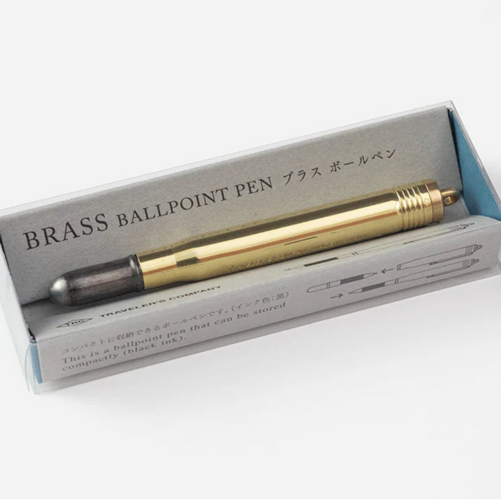 Traveler's Company Brass Ballpoint Pen, Package