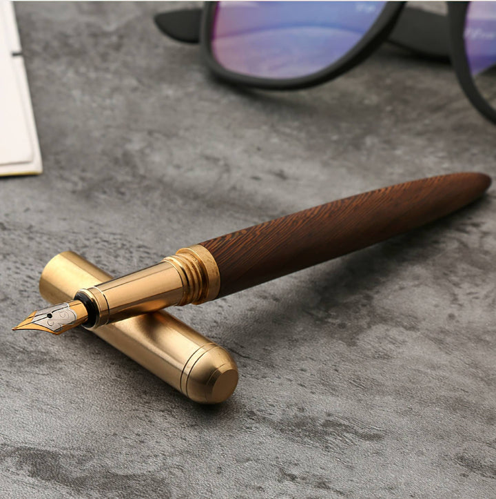 Wood Fountain Pens The Hemingway Fountain Pen, Wenge