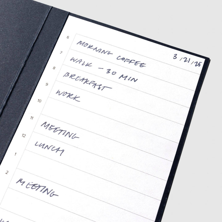Time Block Sidebar Sticky Note