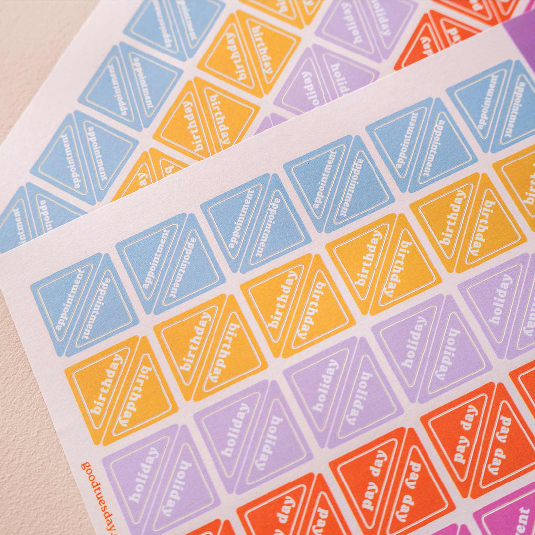 Corner Planner Stickers