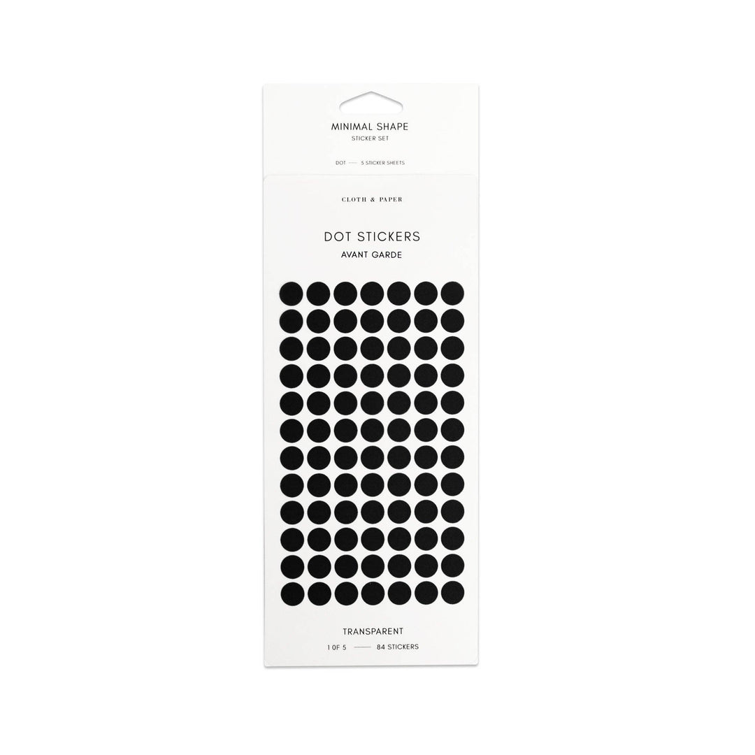 Transparent Dot Sticker Set