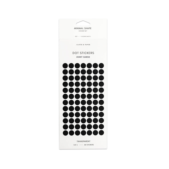 Transparent Dot Sticker Set