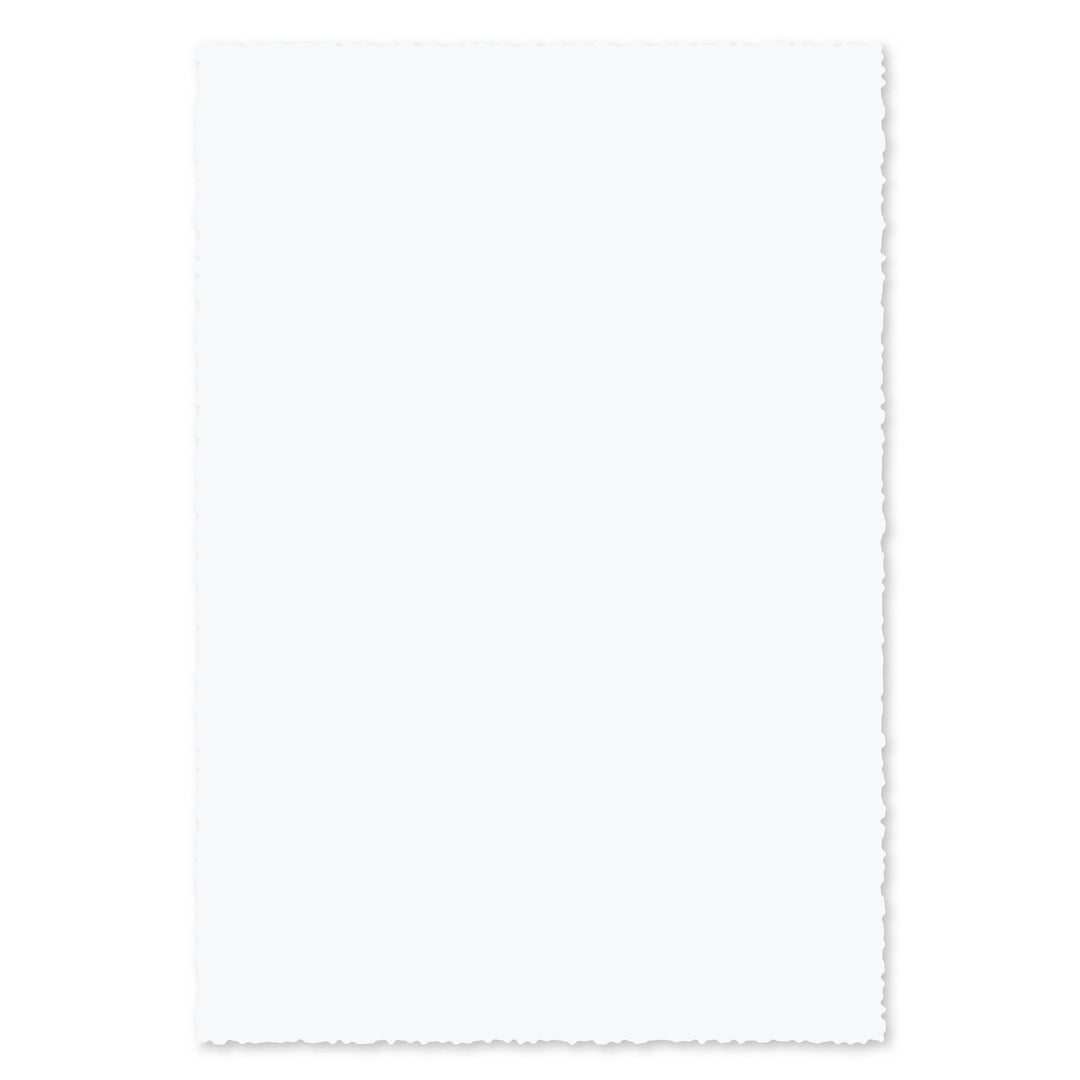 Classic Laid Deckle Edge Writing Sheets A5